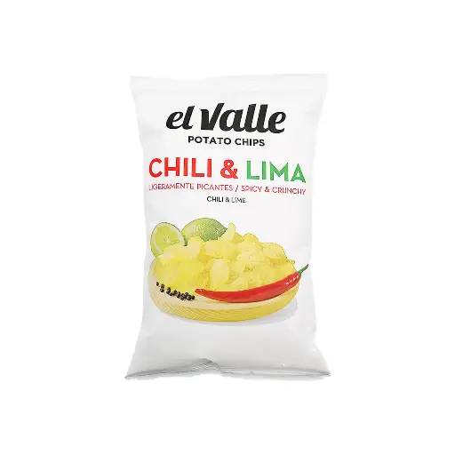 El Valle Chili & Lima Chips 130g
